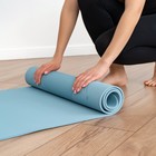 Коврик для йоги Sangh «Луна», нескользящий, 183×61×0.6 см, цвет голубой - Фото 6
