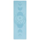 Коврик для йоги Sangh «Луна», 183х61х0,6 см, цвет пастельный голубой - Фото 9