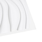 Панель ПВХ отделочная 50*50 см "Волны " белые 7444349