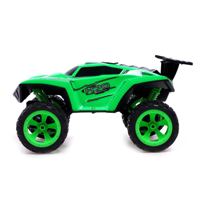 Джип радиоуправляемый «Призрак», полный привод, 4WD, эффект дыма, цвет зелёный 52903