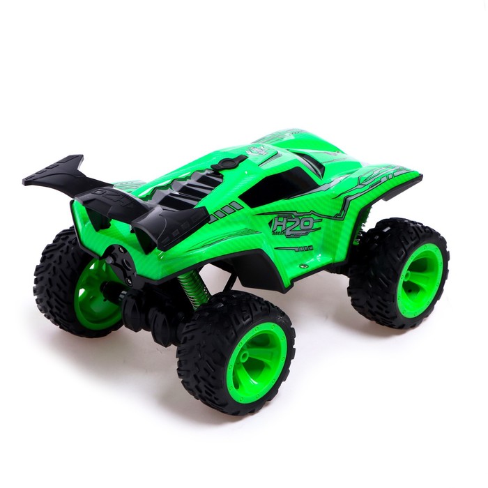 Джип радиоуправляемый «Призрак», полный привод, 4WD, эффект дыма, цвет зелёный 52903