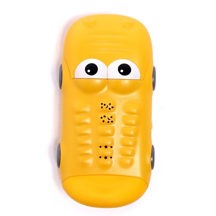 Музыкальная игрушка «Крокодил Тоша», звук, свет, цвет жёлтый - фото 1882348190