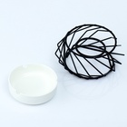 Пепельница на подставке, 6×12 см, керамика - фото 42120809