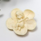 Молд силикон "Ангелочек на цветке" 4,5х4,5х2,5 см МИКС - Фото 3