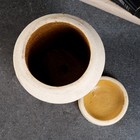 Фигурное кашпо для цветов «Дионисий», 2.5 л, 16×19×16 см, шамот, бежевое - Фото 3