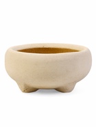 Декоративное кашпо для цветов «Плошка», 1 л, 19×8×19 см, шамот, цвет слоновая кость - Фото 1