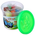 Тесто для лепки, 7 цветов по 15 гр, Синий трактор, МИКС - фото 24622238