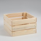 Ящик деревянный для стеллажей глубиной 25х25х15 см - Фото 2
