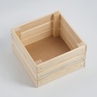 Ящик деревянный для стеллажей глубиной 25х25х15 см - Фото 3