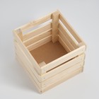 Ящик деревянный для стеллажей глубиной 25х25х23 см - Фото 3