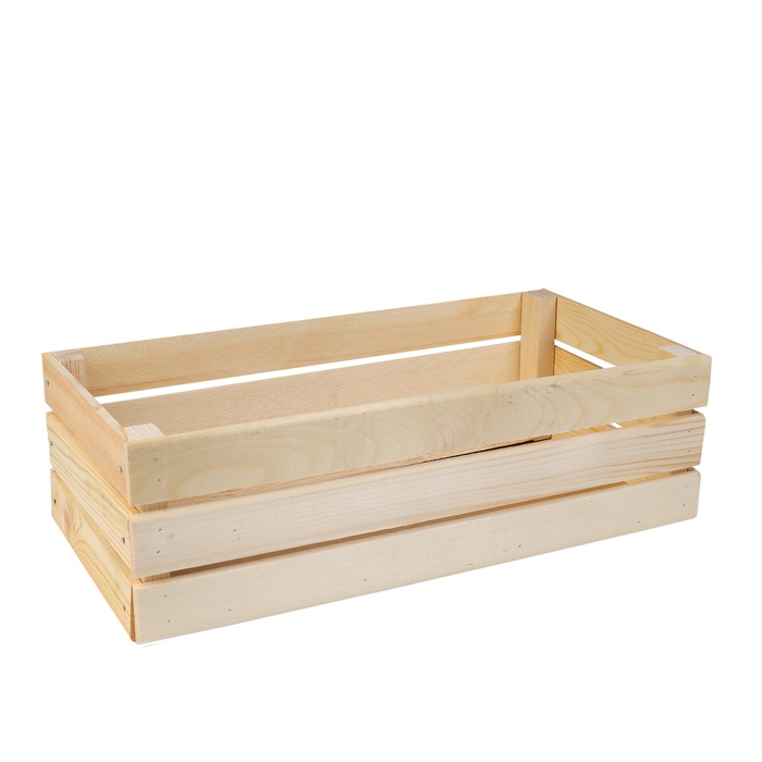 Ящик для хранения вещей, 50×25×15 см, деревянный, стеллажный, «Добропаровъ»