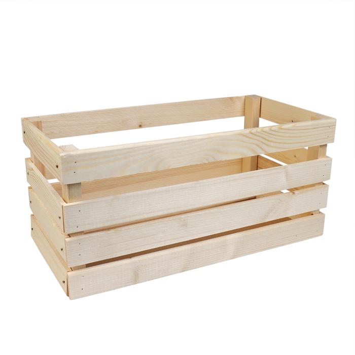 Ящик для хранения, 50×25×23 см, деревянный