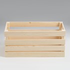 Ящик деревянный для стеллажей глубиной 50х25х23 см - Фото 4