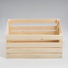 Ящик деревянный для стеллажей 50х35х23 см - Фото 4
