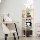 Стеллаж деревянный 130х41х37,9 см - Фото 1