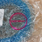 Губка металлическая с пластиковым кольцом, плетёная, 20 г, цвет МИКС - фото 8124705