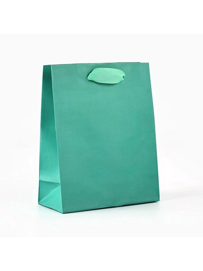 Пакет подарочный ламинированный, упаковка, «Тиффани», S 12×15×5.5 см