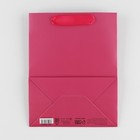 Пакет подарочный ламинированный, упаковка, «Фуксия», MS 18?23?10 см (комплект 2 шт) - фото 33671540