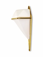 Кашпо настенное с металлическим креплением, 100 мл, керамика, белое 7350155