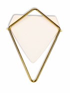 Кашпо настенное с металлическим креплением, 100 мл, керамика, белое 7350155