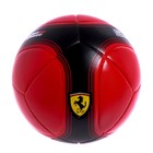 Мяч футбольный FERRARI р.5, PVC, цвет красный/чёрный - Фото 1