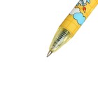 Ручка гелевая, автоматическая 0.5 мм, стержень чёрный, корпус с рисунком, МИКС (штрихкод на штуке) - Фото 3