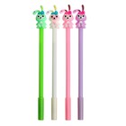 Ручка-прикол Calligrata «Зайка», чёрный стержень, гелевая, МИКС - Фото 1