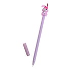 Ручка-прикол Calligrata «Зайка», чёрный стержень, гелевая, МИКС - Фото 2