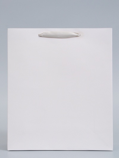 Пакет подарочный ламинированный, упаковка, «Молочный», M 26×30×9 см