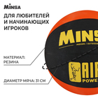 Мяч баскетбольный MINSA AIR POWER, клееный, 8 панелей, р. 7, резина, резиновая камера - Фото 2