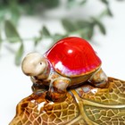 Сувенир керамика подставка "Листочек и животное" МИКС 6,5х14,5х11 см - фото 21488187