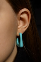 Серьги акриловые «Тренд» рамка, цвет морской - Фото 5