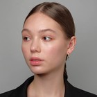 Серьги металл «Полукруг» закрытие, цвет жёлтое золото - Фото 2