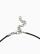 Кулон унисекс «Клык льва», цвет белый в чернёном золоте на чёрном шнурке, 45 см - Фото 3