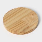 Сковорода чугунная «Авиньон», 21.5×15.5×2.5 см, с 2 сливами, на деревянной подставке - Фото 8