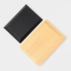 Сковорода «Прованс», 22×16×1.6 см, на деревянной подставке, чугун, чёрная - Фото 7