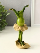 Фигурка полистоун лак «Лягуха балерина: полёт», 17×7×10 см - Фото 2