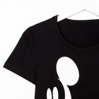 Футболка «Mickey» Микки Маус, цвет чёрный - Фото 3