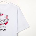 Футболка «Мари» Коты аристократы oversize, цвет белый - Фото 3