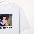 Футболка «Белоснежка» Принцессы oversize, белая 7648838 - фото 16496616