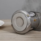 Кофеварка гейзерная Magistro Semi, на 6 чашек, 300 мл, нержавеющая сталь - фото 9143047