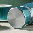 Кофеварка гейзерная Доляна Azure, на 3 чашки, 150 мл, цвет бирюзовый - Фото 5