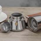 Кофеварка гейзерная Magistro Classic, на 2 чашки, 100 мл, индукция, нержавеющая сталь - Фото 3