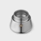 Кофеварка гейзерная Magistro Classic, на 4 чашки, 200 мл, индукция, нержавеющая сталь - Фото 5