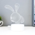 Светильник сенсорный «Кролик» LED 7 цветов USB/от батареек белый - Фото 2