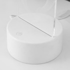 Светильник сенсорный «Дельфины» LED 7 цветов USB/от батареек белый RISALUX 6923339 - фото 9572609
