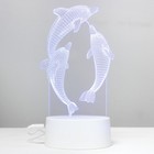 Светильник сенсорный "Дельфины" LED 7 цветов USB/от батареек белый RISALUX - Фото 15
