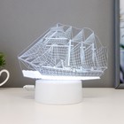 Светильник сенсорный «Фрегат» LED 7 цветов USB/от батареек белый - Фото 1