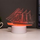 Светильник сенсорный «Фрегат» LED 7 цветов USB/от батареек белый - Фото 4