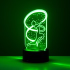 Светильник сенсорный «Гимнастка» LED 7 цветов USB/от батареек - Фото 5